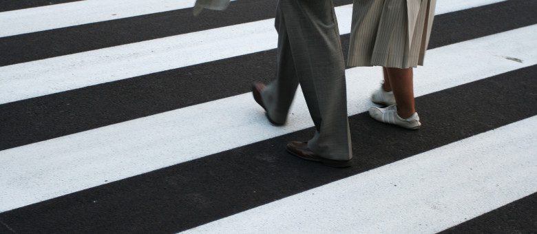Zebra - pedestrian crossing-age friendly communities in miami florida